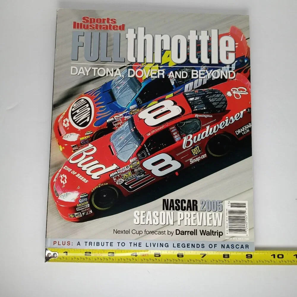 Sports Illustrated Full Throttle Nascar 2005 Season Preview Magazine